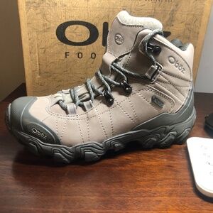 Obóz Hiking boot. Bridger Mid B-Dry waterproof Frost Gray